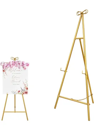 Gold BOW Easel Stand