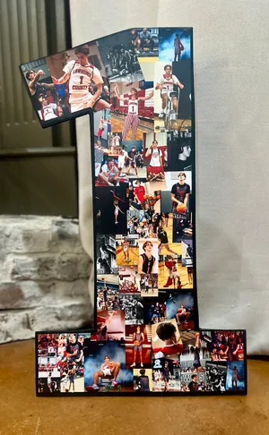 Custom Photo Number Keepsake
