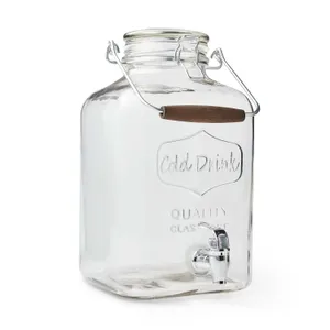 2 Gallon Glass Drink Dispenser