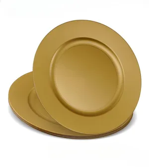 Gold Plate Chargers 13