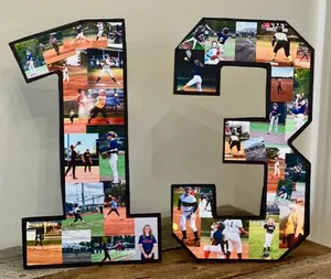 Custom Photo Number Keepsake
