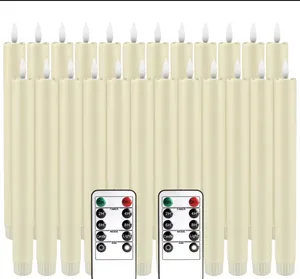 Ivory Tapered Candles (Set of 12)