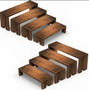Wooden Tiered Display Risers
