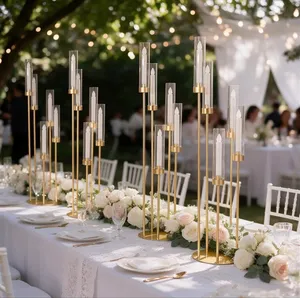 Gold Five-Arm Candelabra