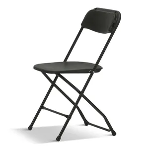 Black Plastic Folding Chairs