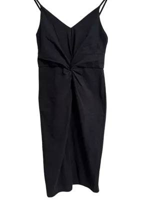 Černé pouzdrové letní šaty H&M