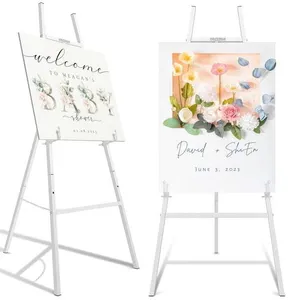 White Adjustable Easel 