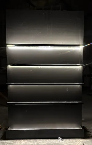 LED Lighted Champagne Wall