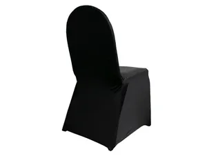 Black Spandex Chair Cover