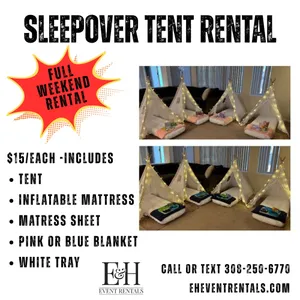 Sleepover Tent Party Bundle