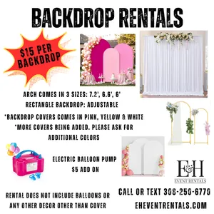 Backdrop Rental Package