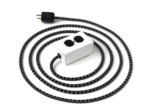 Extension 40mts Dual socket 110v (GROUNDED)