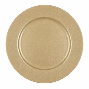 Glitter Gold Charger Plates (25)