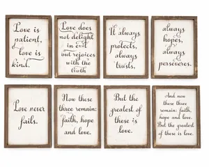 Corinthians Wedding Sign Set (8)