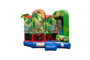 Tropical Island 5 in 1 bounce house 