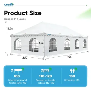 20'x40' pole tent 