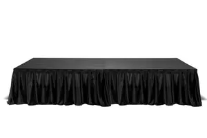 Black Skirting for Stage 