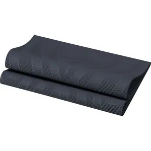 Elegance® servett Lily 40 x 40 cm - Svart
