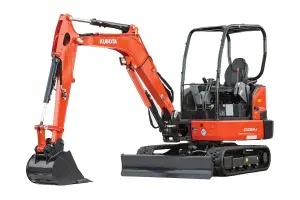 6000 LB MINI EXCAVATOR KUBOTA KX 030-4 OPEN ROPS