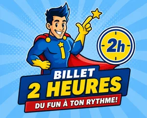 Billet 2 heures – Les Indégonflables
