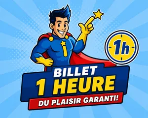 Billet 1 heure – Les Indégonflables