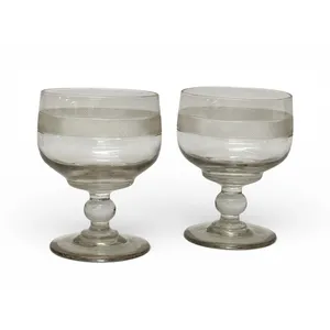 Irish cut glass rummers