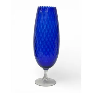 Cobalt blue glass vase