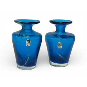 Mdina Blue Summer vase 11cm