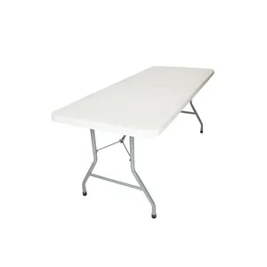 White 6 Foot Folding Table