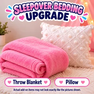 Sleepover Bedding Upgrade – Blanket & Pillow