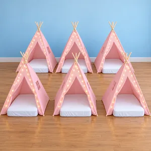 6-Person Sleepover Package – Pink Teepees