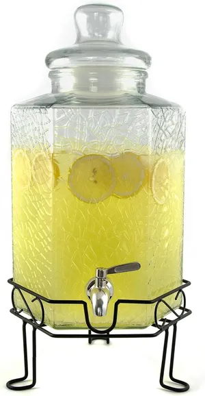 1.5-Gallon Beverage Dispenser with Stand