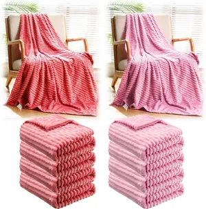 Pink Fleece Throw Blanket – 50 × 60 Inches