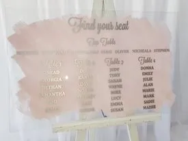 Seating plan SPLASH SS2002B
