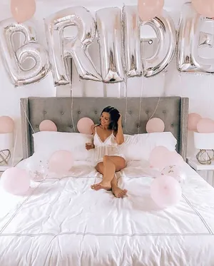 Bridal room balloons