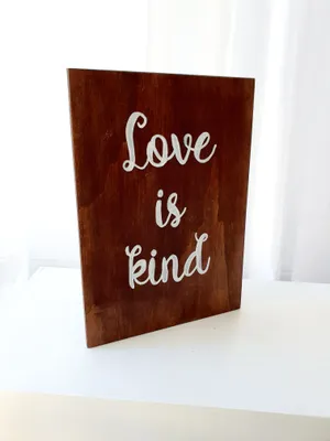 Love is..... wooden boards set of 8 AE2006 