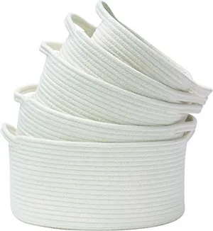 Small white basket