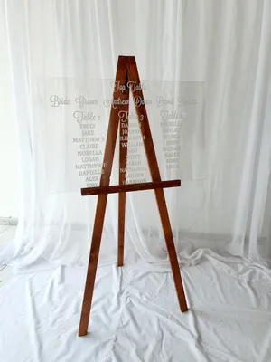 Seating plan NAKED with easel SS2001B