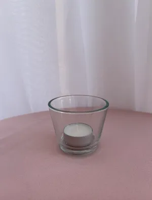 Glass Wide Neck Votive