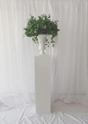 White box stand with arrangement CEREMONY ONLY AE2016A