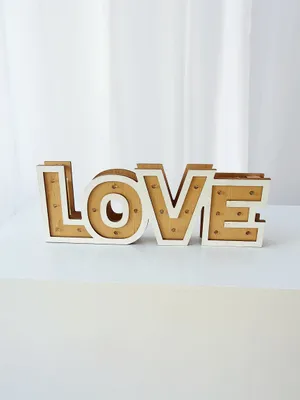 Letter table signs