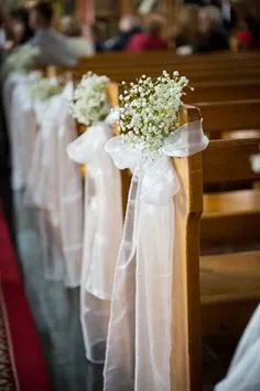 Gypsofilia with tulle tie AE2002 