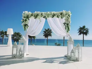 Grand white lanterns - set of 3 CEREMONY & RECEPTION TP2020 