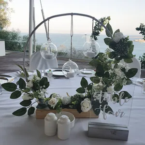 Table number NAKED with holder SS2001C