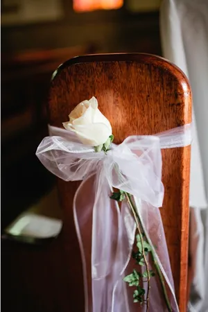 Single rose with tulle AE2009 