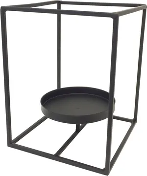 Black box candleholder