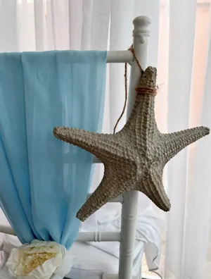 Grey Ceramic Starfish Chair Touches