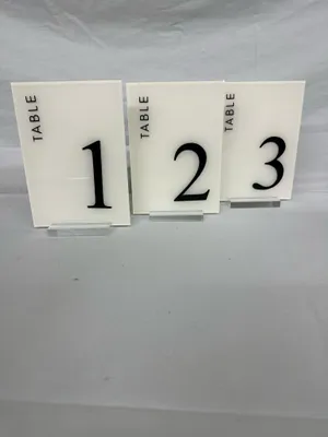 Table Numbers