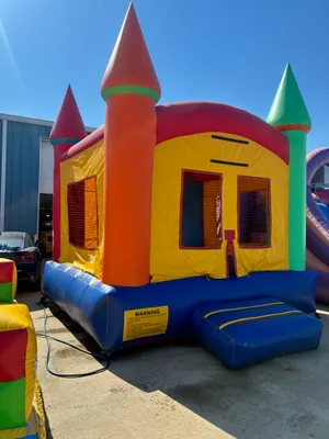 Rainbow Castle Bounce House
