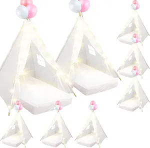 White Sleepover Teepee Party